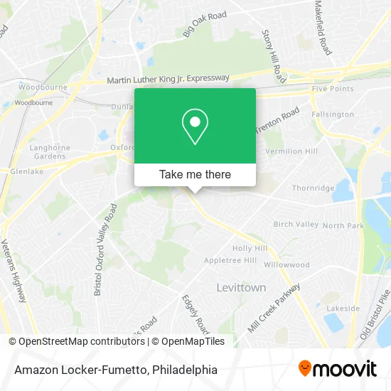 Amazon Locker-Fumetto map