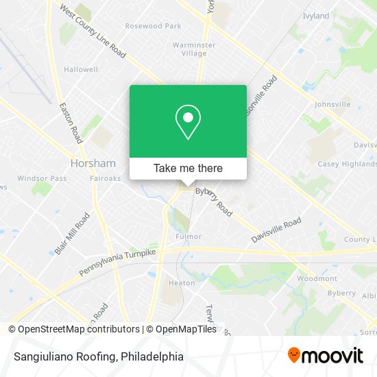 Mapa de Sangiuliano Roofing