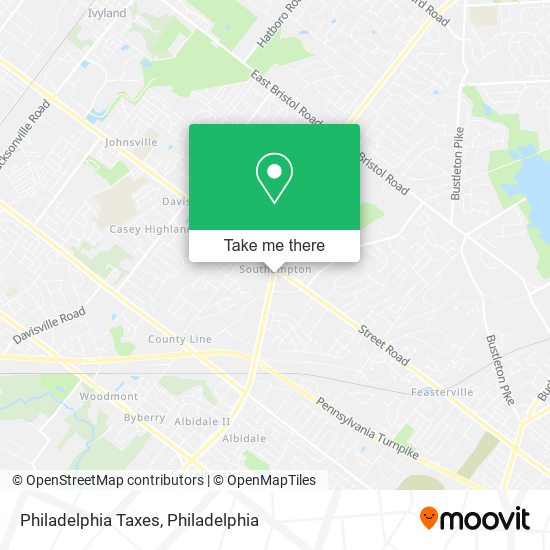 Philadelphia Taxes map
