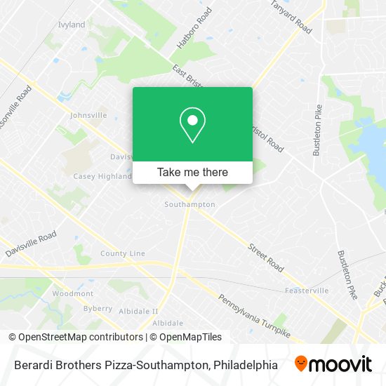 Mapa de Berardi Brothers Pizza-Southampton