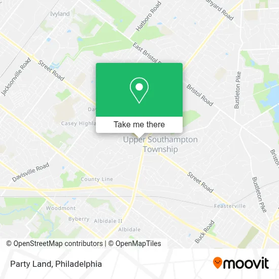 Party Land map