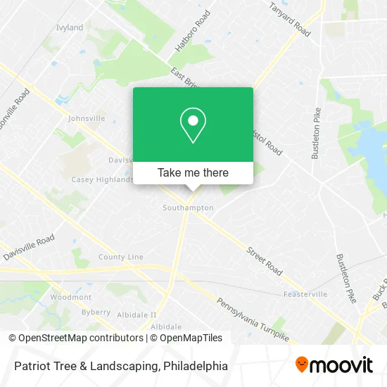 Patriot Tree & Landscaping map