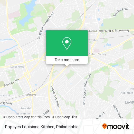 Mapa de Popeyes Louisiana Kitchen