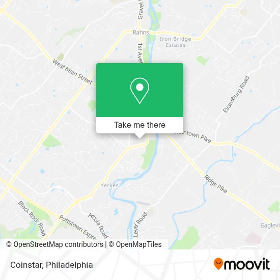 Coinstar map