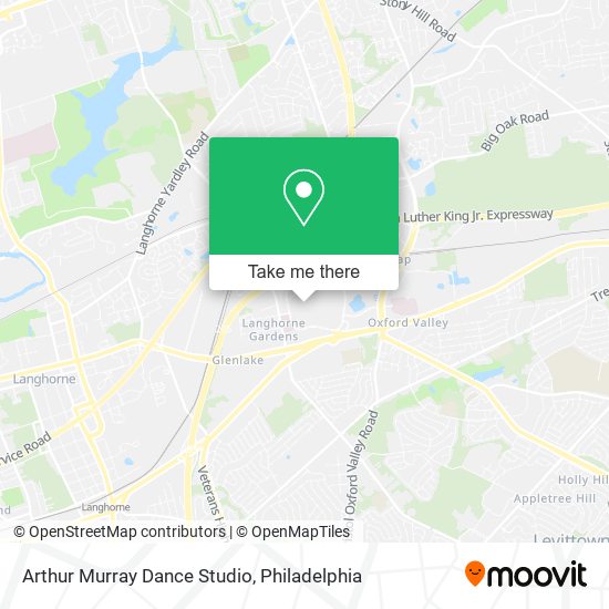 Arthur Murray Dance Studio map