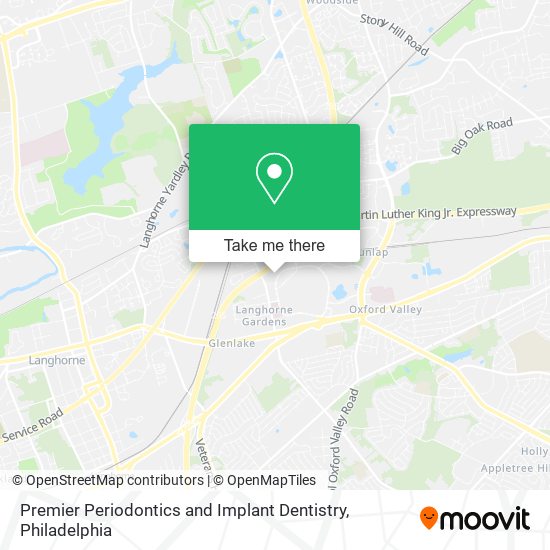 Premier Periodontics and Implant Dentistry map