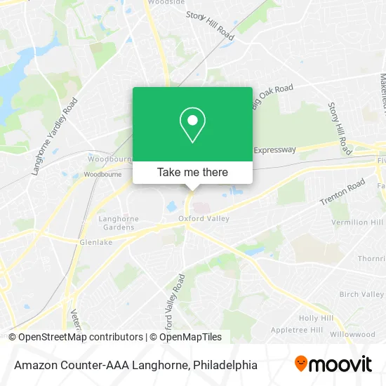 Amazon Counter-AAA Langhorne map