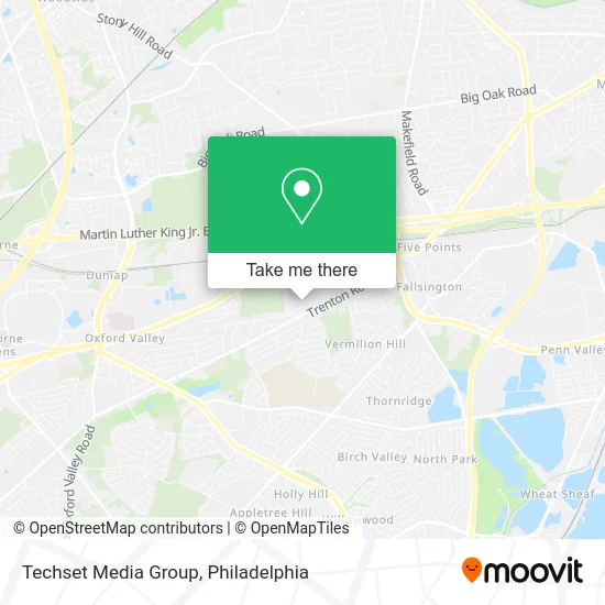 Techset Media Group map