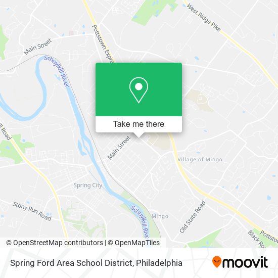 Mapa de Spring Ford Area School District