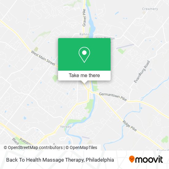 Back To Health Massage Therapy map