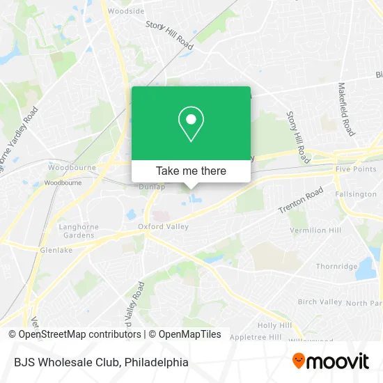 BJS Wholesale Club map