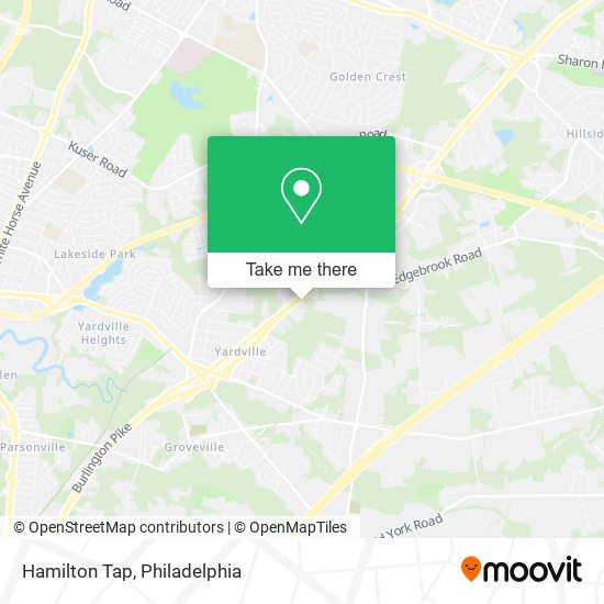 Hamilton Tap map