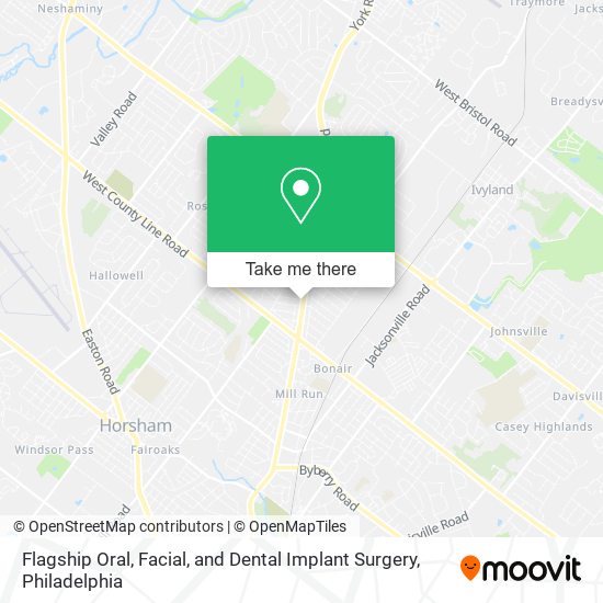 Mapa de Flagship Oral, Facial, and Dental Implant Surgery