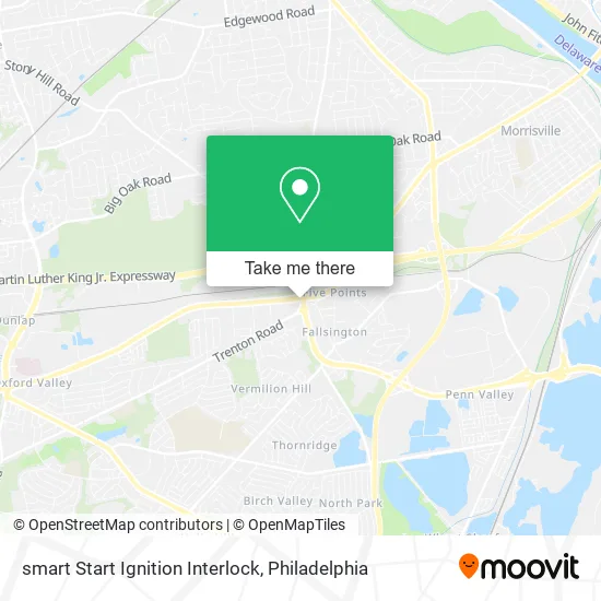 smart Start Ignition Interlock map