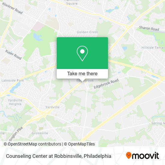 Mapa de Counseling Center at Robbinsville