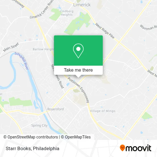 Starr Books map
