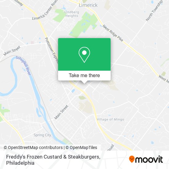 Freddy's Frozen Custard & Steakburgers map