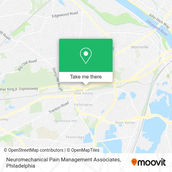 Neuromechanical Pain Management Associates map