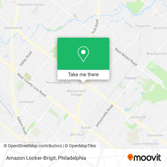 Amazon Locker-Brigit map