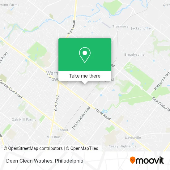 Deen Clean Washes map