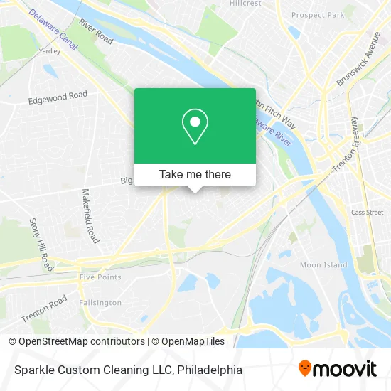 Sparkle Custom Cleaning LLC map