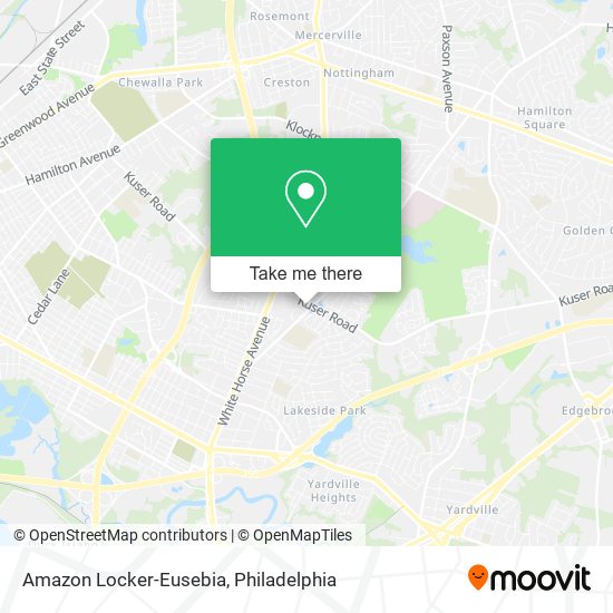 Amazon Locker-Eusebia map