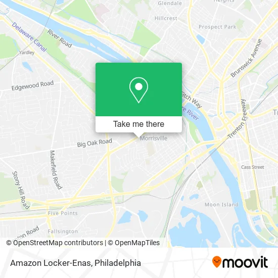 Amazon Locker-Enas map