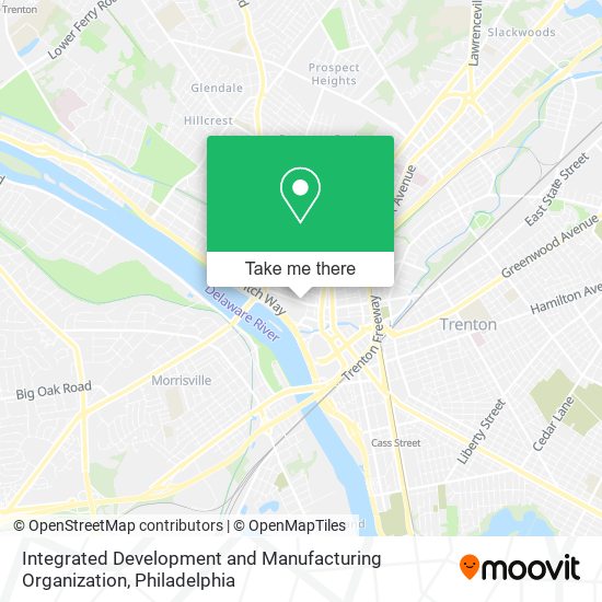 Integrated Development and Manufacturing Organization map