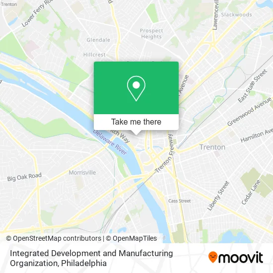 Integrated Development and Manufacturing Organization map