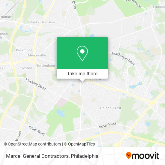 Marcel General Contractors map