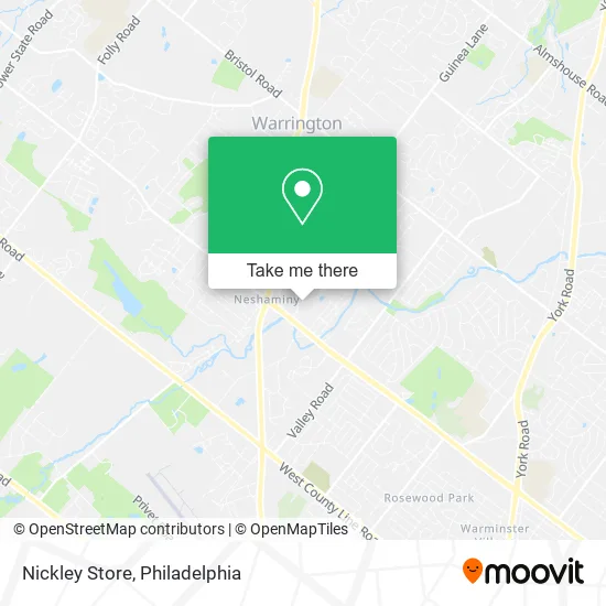 Nickley Store map