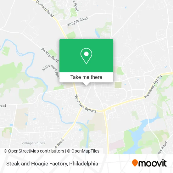Steak and Hoagie Factory map