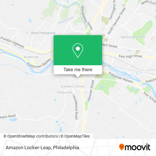 Amazon Locker-Leap map
