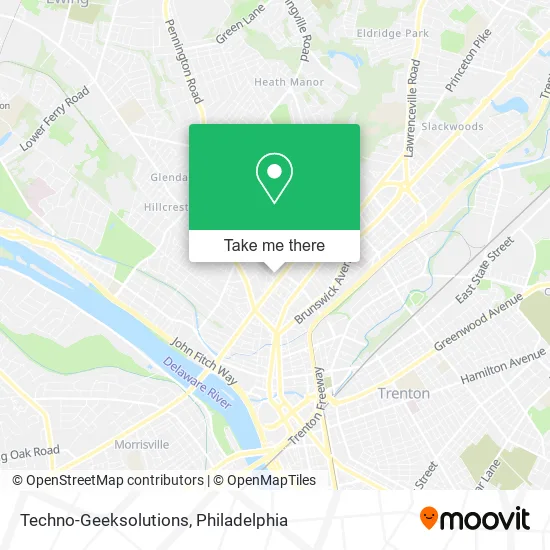 Techno-Geeksolutions map