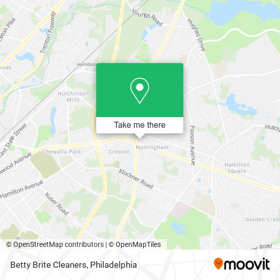 Mapa de Betty Brite Cleaners