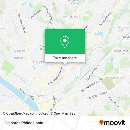 Coinstar map