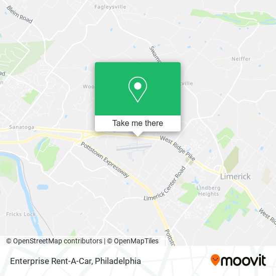 Mapa de Enterprise Rent-A-Car