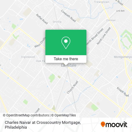 Charles Naivar at Crosscountry Mortgage map