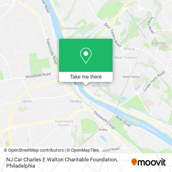 Mapa de NJ Car Charles E Walton Charitable Foundation