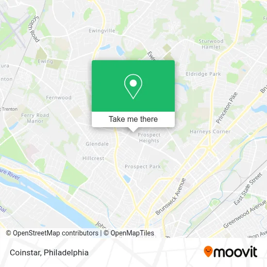 Coinstar map
