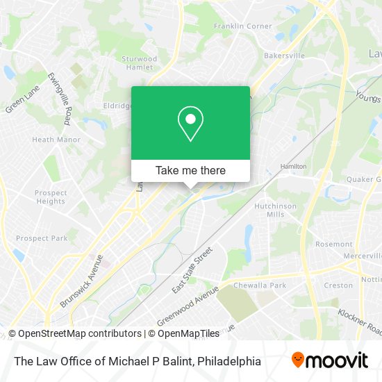 The Law Office of Michael P Balint map