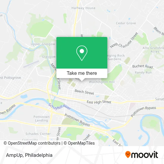 AmpUp map