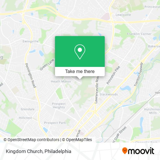 Mapa de Kingdom Church