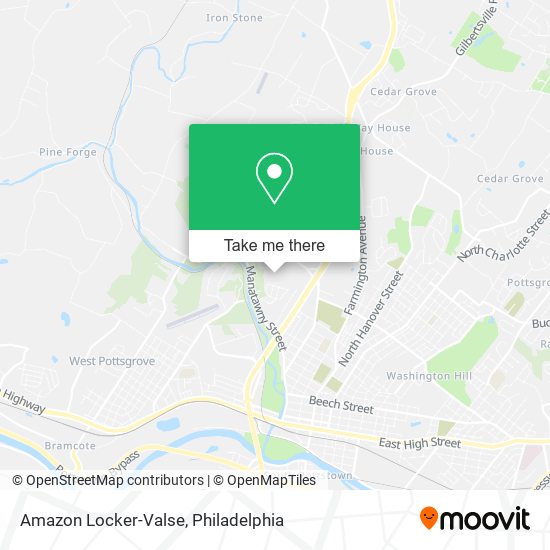 Amazon Locker-Valse map