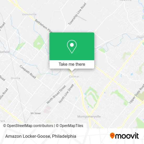 Amazon Locker-Goose map