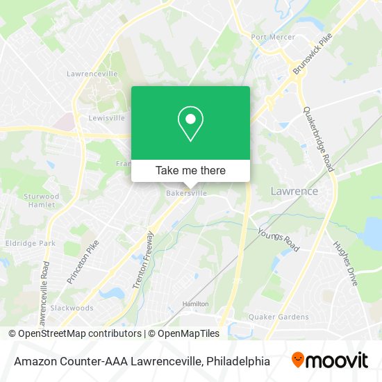 Amazon Counter-AAA Lawrenceville map