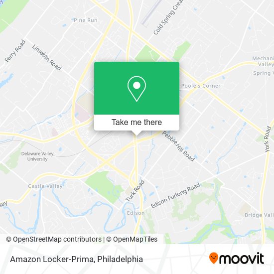 Amazon Locker-Prima map