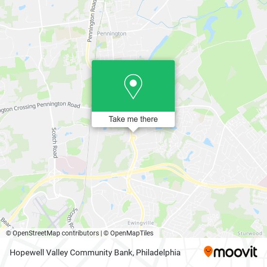 Mapa de Hopewell Valley Community Bank