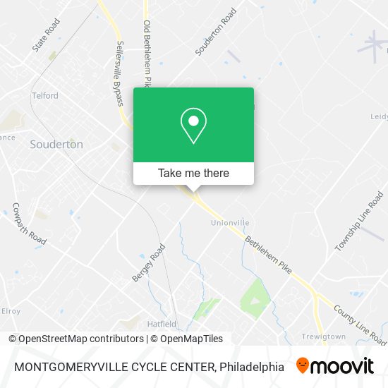 MONTGOMERYVILLE CYCLE CENTER map