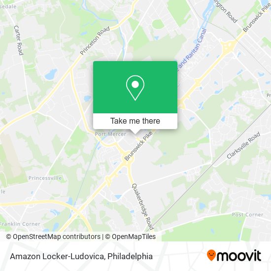 Mapa de Amazon Locker-Ludovica